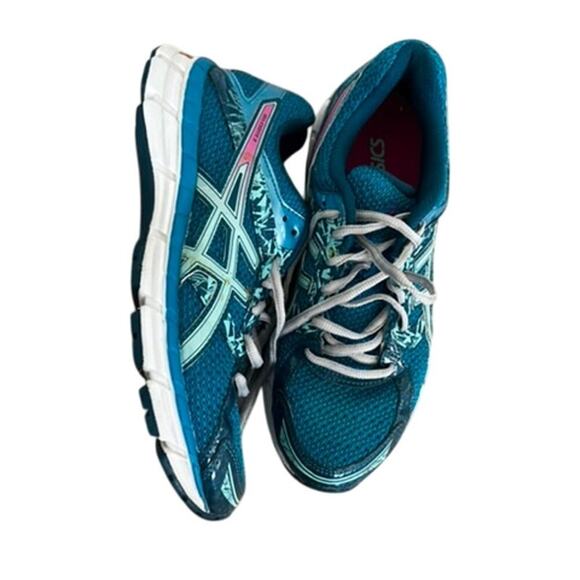 Asics Gel Excite Teal running shoes size 8, gently used - Picture 4 of 7